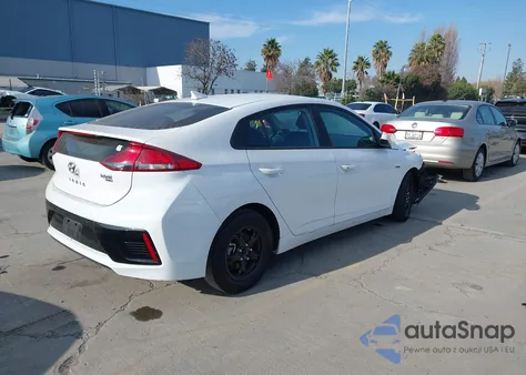 2019 Hyundai Ioniq Hybrid Blue из США, поврежденный, VIN KMHC65LC8KU178745